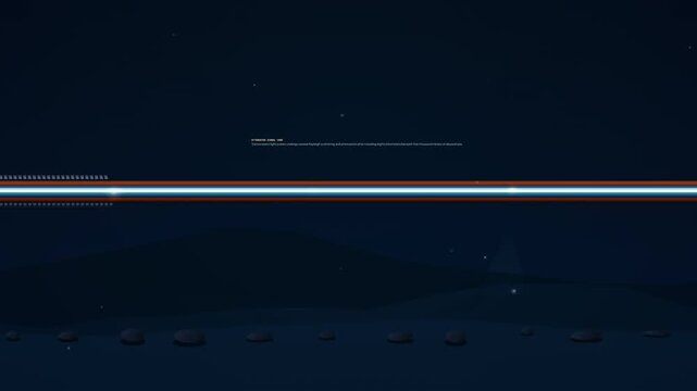 3D animation explaining the internal operation of a subsea optical repeater featuring an erbium-doped fiber amplifier and pump laser for continuous submarine communication signal boosting