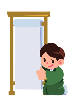 めくりと落語家_Flip-the-flap rakugo