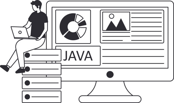 Java Programming Data Analysis for Software Development and Big Data Visualization. Business Intelligence Dashboard for Computer Science, Information Technology and Web Development.