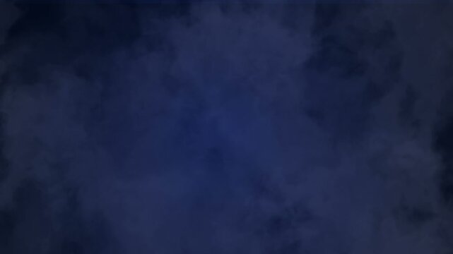 Dark blue storm clouds with lightning flashes, dramatic sky stage backdrop seamless VJ loop