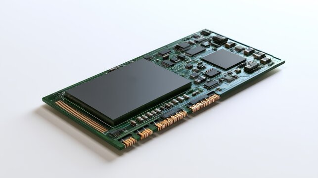 Electronic circuit board with multiple components