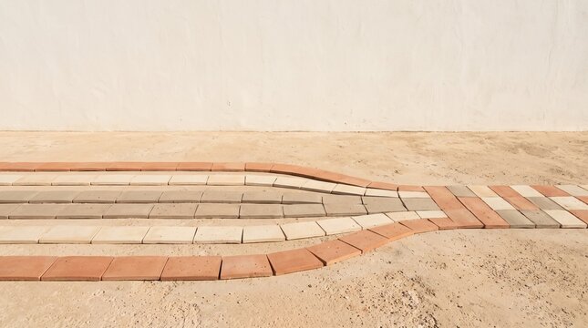 Offset tile bands suggest a path toward agreement