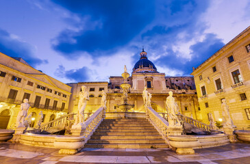 Praetoria Square in Palermo, Italy 678 © Richard Kovacs photo
