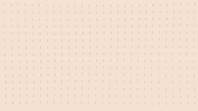Soft peach beige binary checker shift background with gentle seamless motion