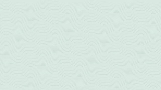 Soft mint green moire thread fabric background with gentle seamless motion