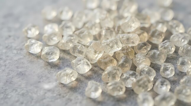 Translucent bioplastic pellets for industrial polymer manufacturing