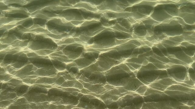 Sea surf on the Mediterranean Sea on the island of Mallorca,