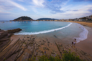 Fototapeta premium In the historic center of San Sebastián