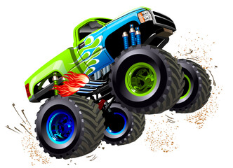 Cartoon Monster Truck © Mechanik