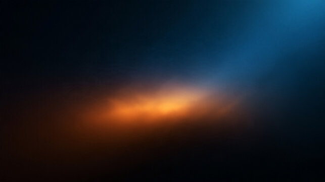 Cinematic Abstract Background with Glowing Light and Smoke