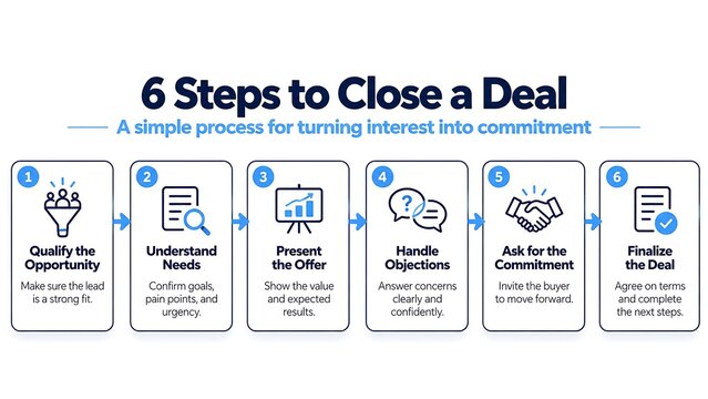 6 Steps to Close a Deal
