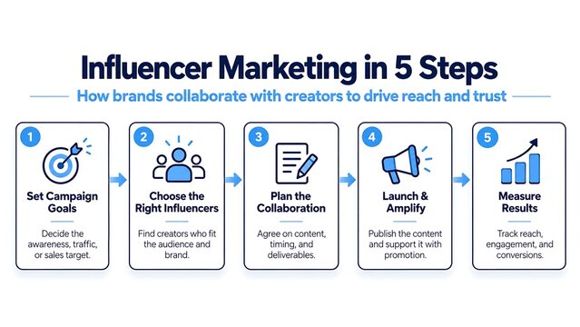 Influencer Marketing in 5 Steps