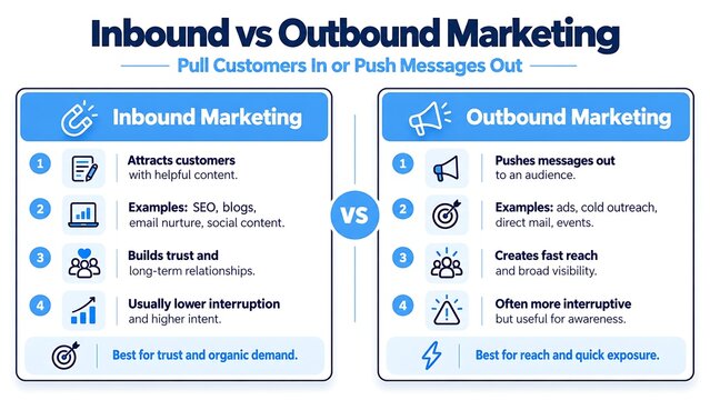Inbound vs Outbound Marketing