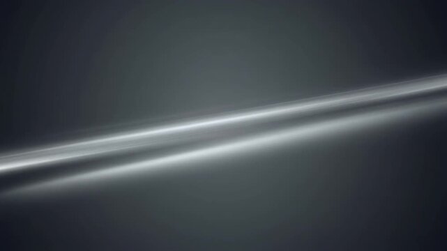 シルバーグレーの光の帯 高級背景素材 4Kループ動画