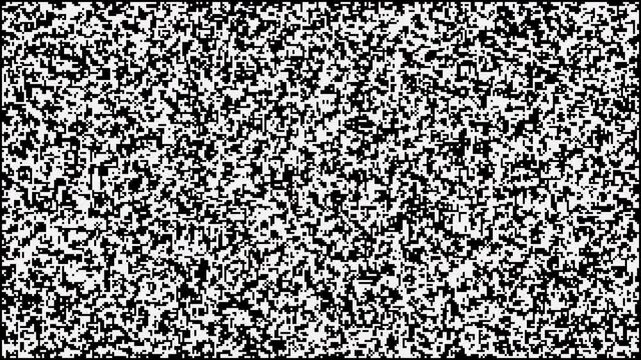 Digital pixelated noise pattern texture and static grain background