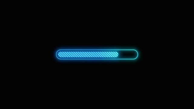 Blue Circular Progress Indicator Showing 83% Completion On Dark Digital Interface For UI Design