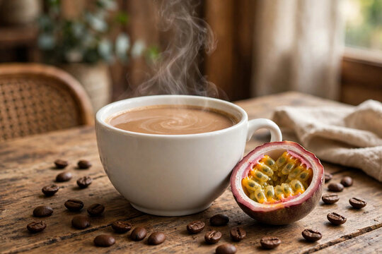 Vietnamese Buon Ma Thuot Robusta Passion Fruit Milk Coffee C&agrave; Ph&ecirc; Sữa Robusta Bu&ocirc;n Ma Thuột Vị Chanh D&acirc;y