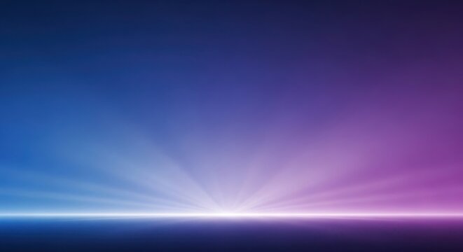 Serene gradient sky transition at twilight horizon