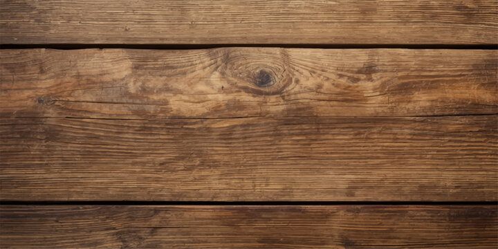 Old brown wood texture background with dark walnut grain, polished mahogany surface, rustic teak paneling, vintage grunge style and horizontal wooden boards