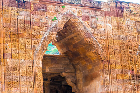 detailed view of Adhai Din Ka Jhonpra in Ajmer, Rajasthan, India
