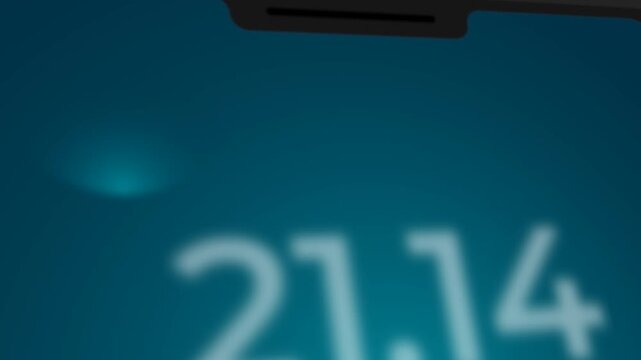 New email message notification on Smart Phone Screen
