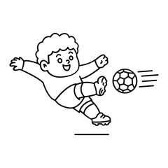 Obraz premium soccer player
