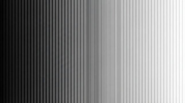 Minimalist grayscale vertical stripes gradient seamless background