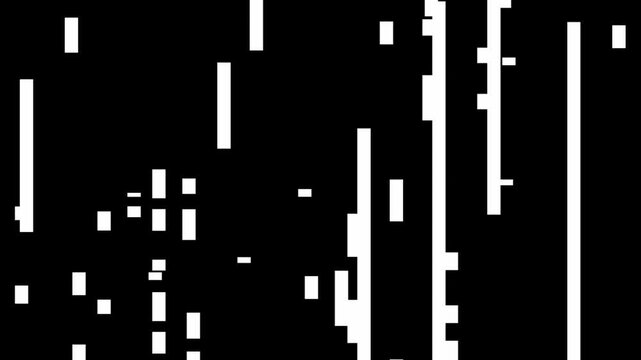White noise loop, tv grain glitch and line pattern, old screen television lines bg, tv no signal noise, video rewind black and white glitch