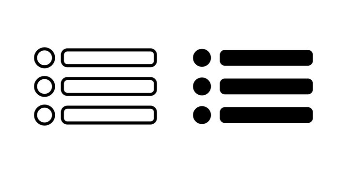 A clean and modern menu navigation icon representing website menus, navigation panels, options, and digital interface controls. Ideal for websites, mobile apps and dashboards.