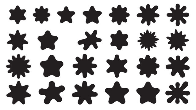 Scattered sparkle star field dark background