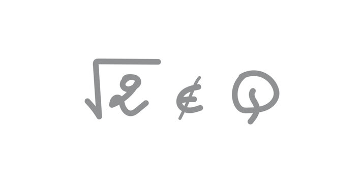 The Square Root of Two is Irrational Number.