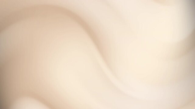 Smooth beige cream liquid texture suitable for beauty or skincare product packaging design, background for text, or social media graphics.