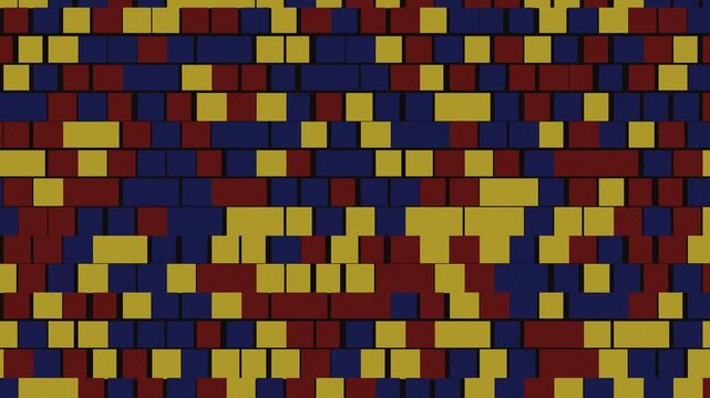 Seamless loop byzantine gold mosaic tile pattern background
