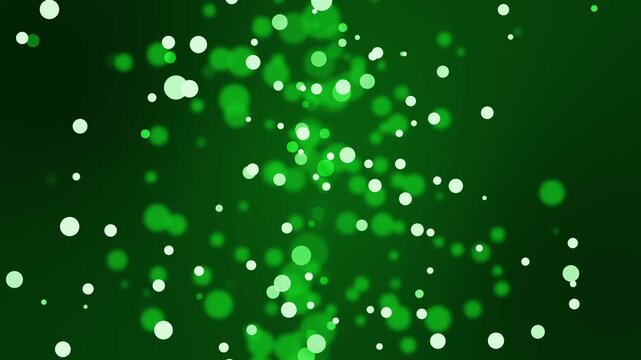Soft-focus vertical trail of glowing bokeh or particles background animation