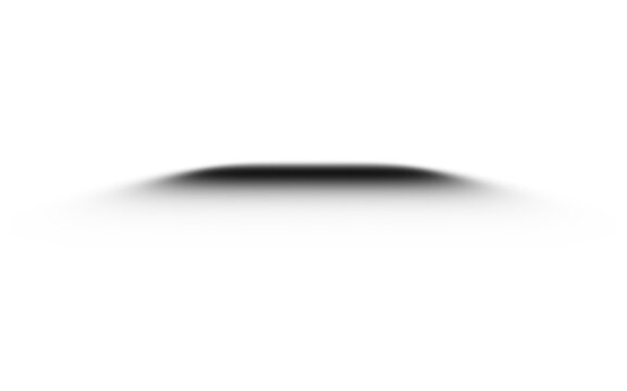 Realistic drop shadow effect for design. Soft blurred ground shadow 