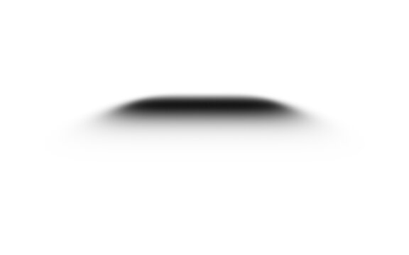 Black transparent shadow isolated on transparent background