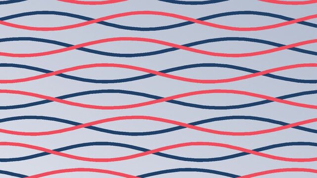 Nautical rope pattern background in navy and white seamless loop