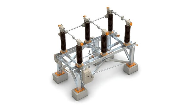 Electrical Disconnect Switch for High Voltage Power Distribution Grid