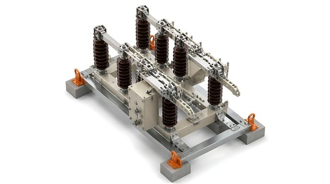 Electrical Disconnector Switch for High Voltage Power Transmission
