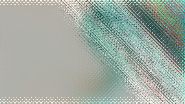 Abstract background, with diagonal teal, and grey textured, grid pattern