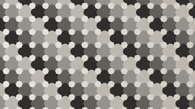 Soft tapestry pattern background loop with slow zoom motion