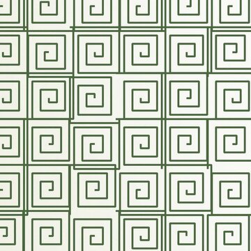 Looping sage green maze spiral texture with horizontal motion