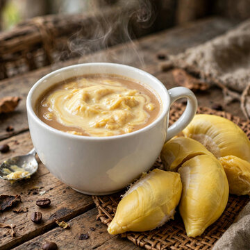 Vietnamese Buon Ma Thuot Arabica Durian Milk Coffee C&agrave; Ph&ecirc; Sữa Arabica Bu&ocirc;n Ma Thuột Vị Sầu Ri&ecirc;ng