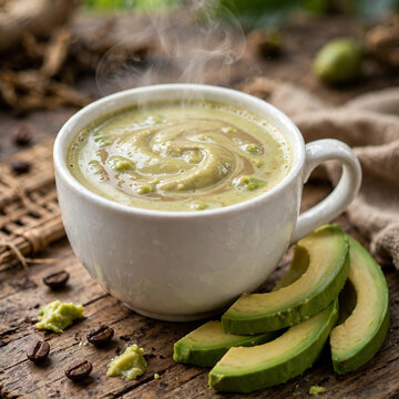 Vietnamese Buon Ma Thuot Arabica Avocado Milk Coffee C&agrave; Ph&ecirc; Sữa Arabica Bu&ocirc;n Ma Thuột Vị Bơ