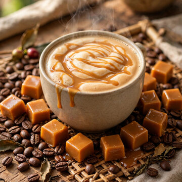 Vietnamese Buon Ma Thuot Arabica Caramel Milk Coffee C&agrave; Ph&ecirc; Sữa Arabica Bu&ocirc;n Ma Thuột Vị Caramel