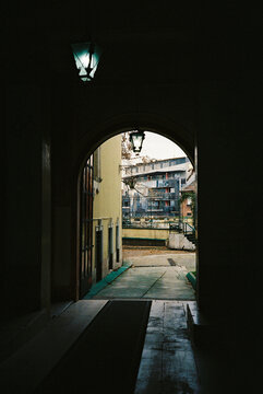 Dark Passage to Courtyard