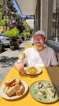 Casual Lunch with Wine