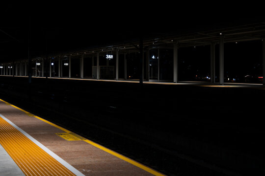 Modern railway station