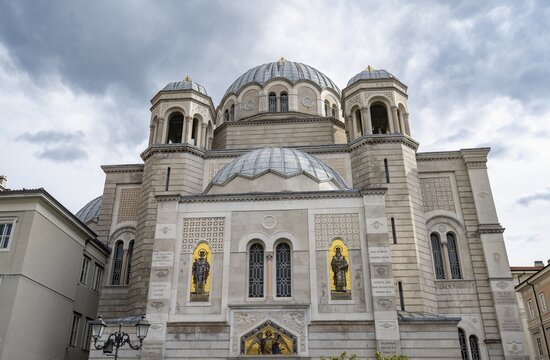 Serbian Orthodox Church Santissima Trinit&agrave; e di San Spiridione, Trieste, Friuli-Venezia Giulia Region, Italy