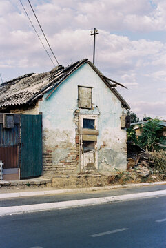 Derelict House by Road